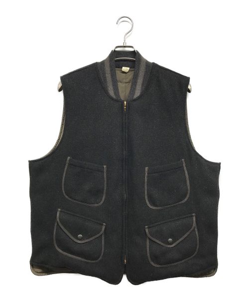 RRL（ダブルアールエル）RRL (ダブルアールエル) 中綿ウールベスト チャコールブラック サイズ:XLの古着・服飾アイテム
