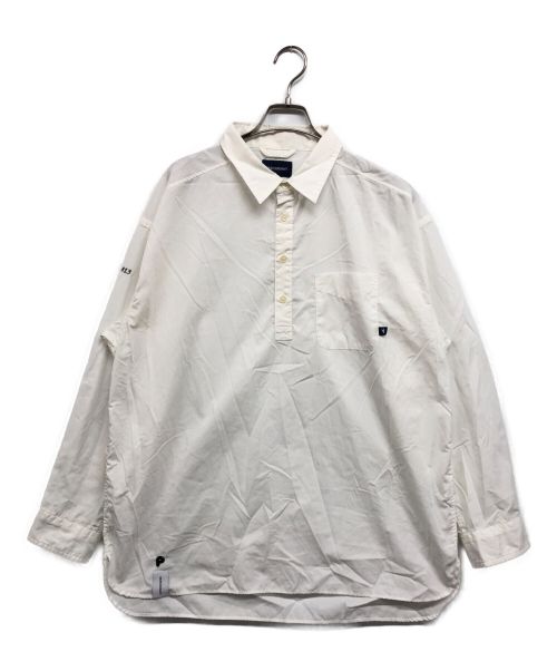DESCENDANT（ディセンダント）DESCENDANT (ディセンダント) プルオーバーシャツ ホワイト サイズ:2の古着・服飾アイテム