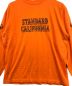 STANDARD CALIFORNIA (スタンダートカルフォニア) AH (アキオハセガワ) AH × SD Bones Logo Long Sleeve T オレンジ サイズ:ＬＬ：8800円
