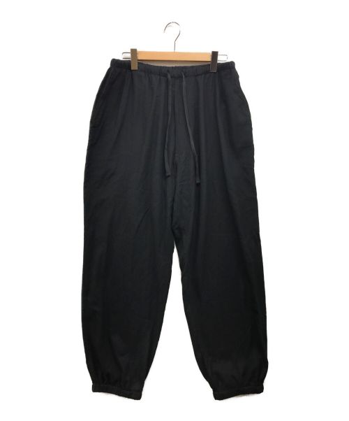 COMOLI（コモリ）COMOLI (コモリ) シルクネル ドローストリングパンツ ネイビー サイズ:3の古着・服飾アイテム