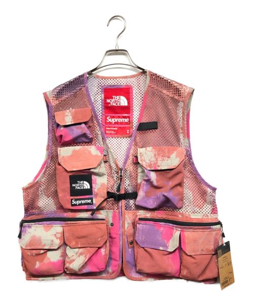 SUPREME（シュプリーム）Supreme (シュプリーム) THE NORTH FACE (ザ ノース フェイス) 20SS Cargo Vest ピンク サイズ:Ⅿの古着・服飾アイテム