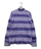 Acne studiosアクネストゥディオス）の古着「Ombre Striped Knitted Sweater」｜パープル