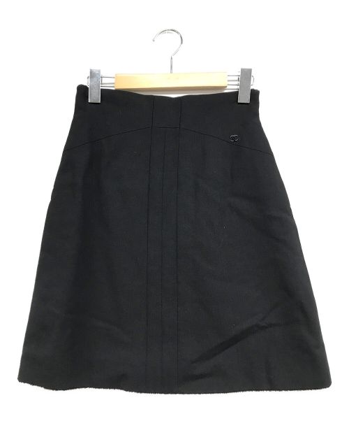 CHANEL（シャネル）CHANEL (シャネル) ココマークタイトスカート ブラック サイズ:36の古着・服飾アイテム