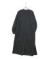 ENFOLD (エンフォルド) スポンジダブルクロススリットVネックドレス ブラック サイズ:38：10000円
