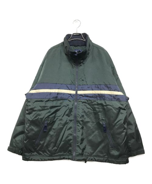 OLD GAP（オールドギャップ）OLD GAP (オールドギャップ) 中綿ジャケット グリーン×ネイビー サイズ:Ⅼの古着・服飾アイテム