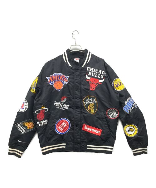 SUPREME（シュプリーム）Supreme (シュプリーム) NIKE (ナイキ) 18SS NBA Teams Warm-Up Jacket ブラック サイズ:Ⅿの古着・服飾アイテム