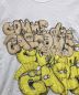 COMME des GARCONS SHIRT (コムデギャルソンシャツ) KAWS (カウズ) プリントTシャツ ホワイト×イエロー サイズ:Ⅼ：7800円