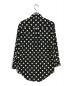 Saint Laurent Paris (サンローランパリ) ポルカドットシャツ ブラック サイズ:34：26000円