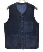 Porter Classicポータークラシック）の古着「Corduroy Vest」｜ネイビー