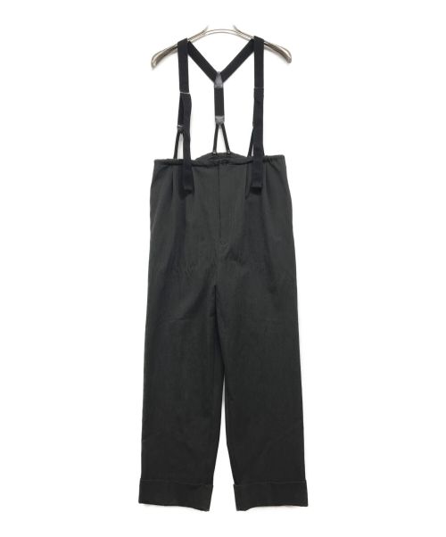 TODAYFUL（トゥデイフル）TODAYFUL (トゥデイフル) Suspenders Highwaist Pants ブラック サイズ:38の古着・服飾アイテム