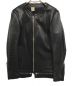 N.HOOLYWOOD (エヌ ハリウッド) ライダースジャケット ブラック サイズ:36：20000円