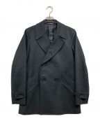 Paul Smith COLLECTIONポールスミス コレクション）の古着「メルトンPコート」｜チャコールブラック