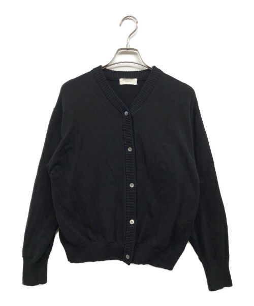 かぐれ（カグレ）かぐれ (カグレ) ドライコットンVネックカーディガン ブラック サイズ:FREEの古着・服飾アイテム