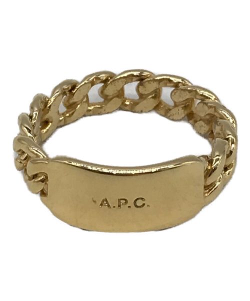 A.P.C.（アーペーセー）A.P.C. (アー・ペー・セー) BAGUE DARWIN ゴールド サイズ:21号の古着・服飾アイテム
