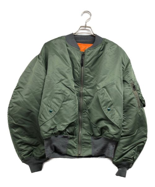 GREENBRIER（グリーンブライヤー）GREENBRIER (グリーンブライヤー) MA-1ジャケット オリーブ サイズ:XLの古着・服飾アイテム
