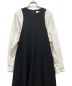 ENFOLD (エンフォルド) PEツイル シャツスリーブドレス ブラック サイズ:38：25000円