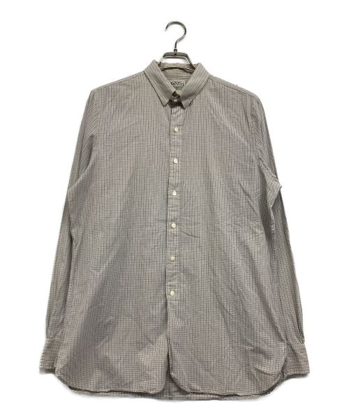 RRL（ダブルアールエル）RRL (ダブルアールエル) チンストラップチェックシャツ グレー サイズ:16の古着・服飾アイテム