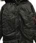 ALPHA (アルファ) フライトジャケット ブラック サイズ:L：10000円