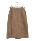HERMES (エルメス) スタッズベルトヘリンボーンスカート ブラウン サイズ:40：15000円