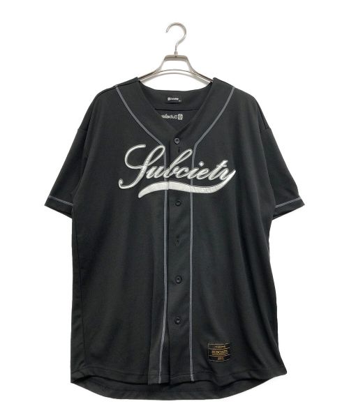 SUBCIETY（サブサエティ）SUBCIETY (サブサエティ) ベールボールシャツ ブラック サイズ:XLの古着・服飾アイテム
