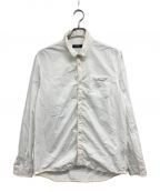 UNDERCOVERアンダーカバー）の古着「縮絨加工レギュラーカラーシャツ」｜ホワイト