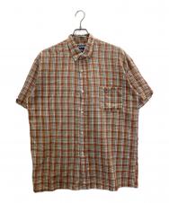 stussy (ステューシー) チェックシャツ ブラウン サイズ:Ｌ