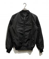 PRADA (プラダ) RE-NYLON プレートロゴボンバージャケット ブラック サイズ:50