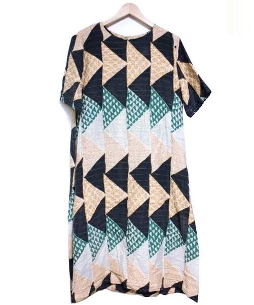 中古 古着通販 Yuni ユニ トライアングルワンピース ベージュ サイズ Size F 未使用品 17年モデル Jessie Dayコラボ ブランド 古着通販 トレファク公式 Trefac Fashion