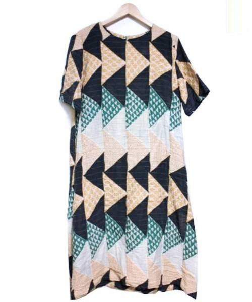 中古 古着通販 Yuni ユニ トライアングルワンピース ベージュ サイズ Size F 未使用品 17年モデル 参考定価38 000円 税 Jessie Dayコラボ ブランド 古着通販 トレファク公式 Trefac Fashion