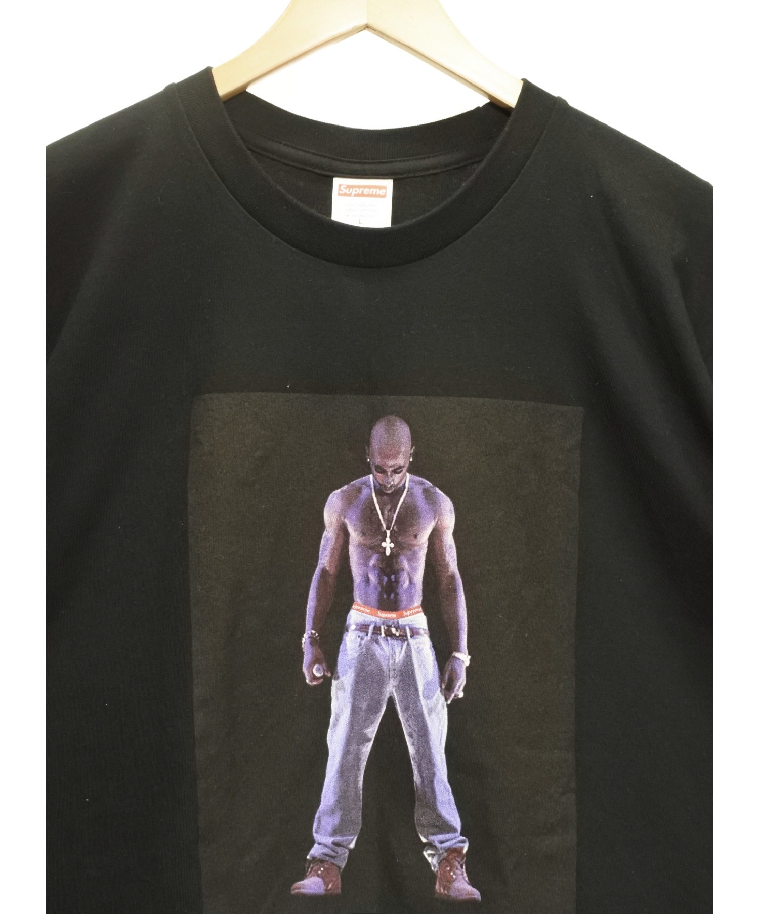 Supreme (シュプリーム) プリントTシャツ ブラック サイズ:SIZE L 20SS Tupac Hologram Tee 2PAC