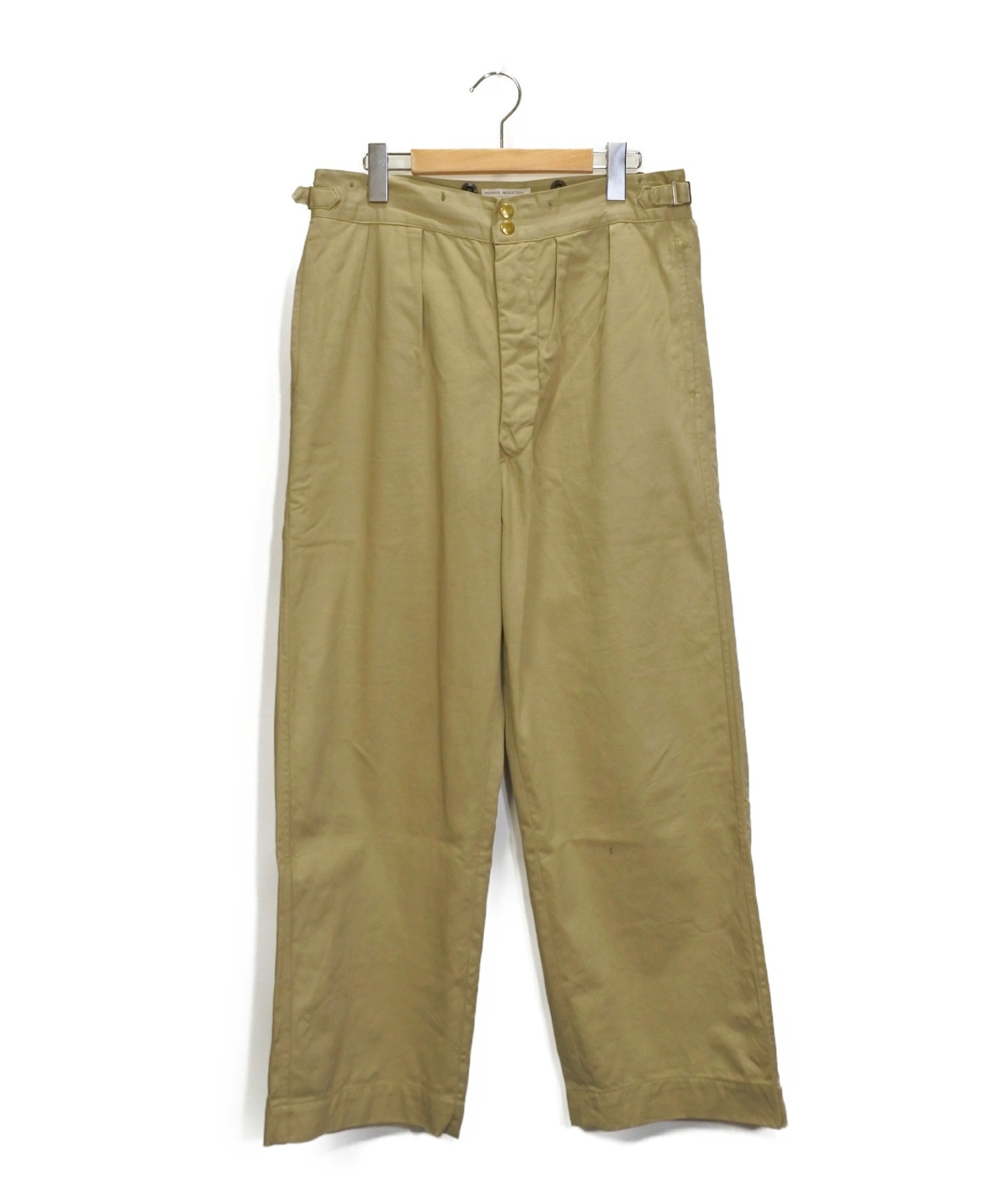 中古 古着通販 Vintage Military ヴィンテージ ミリタリー 古着 ヴィンテージグルカパンツ ベージュ サイズ Size 3 オーストラリア軍 50年代 ブランド 古着通販 トレファク公式 Trefac Fashion