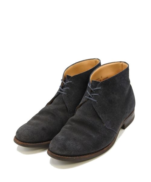 中古 古着通販 Crockett Jones クロケットアンドジョーンズ チャッカーブーツ ネイビー サイズ 7 1 2 E ブランド 古着通販 トレファク公式 Trefac Fashion