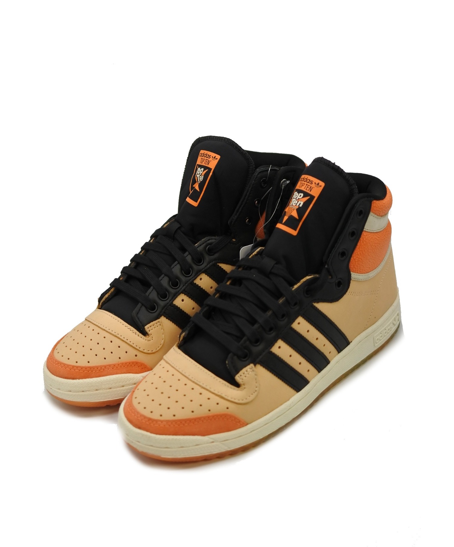 中古 古着通販 Adidas アディダス ハイカットスニーカー オレンジ ベージュ サイズ Us9 5 未使用品 Fw78 ブランド 古着通販 トレファク公式 Trefac Fashion