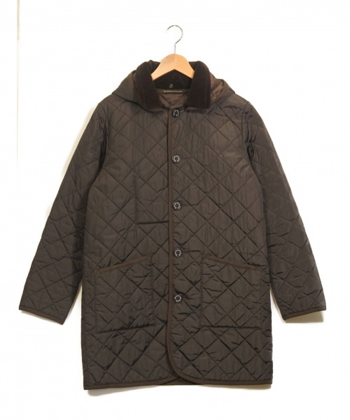中古 古着通販 Mackintosh マッキントッシュ キルティングコート ブラウン サイズ 36 襟元 コーデュロイ素材 ブランド 古着通販 トレファク公式 Trefac Fashion