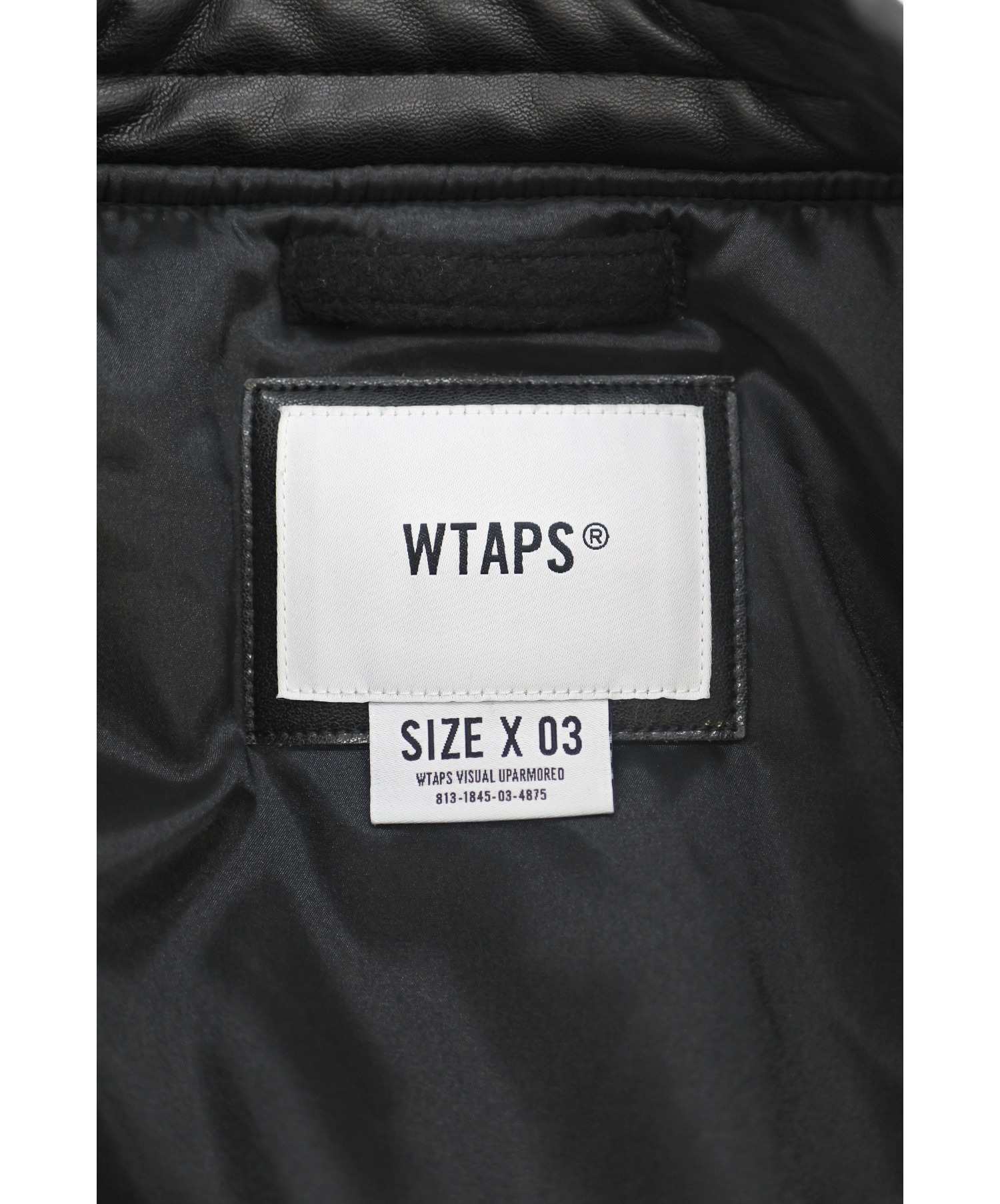 WTAPS (ダブルタップス) WONY. MOSSER ブラック サイズ:X03 スタジャン　ブルゾン　ウールジャケット　20AW