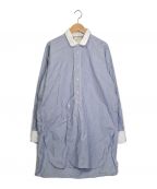 JUN MIKAMI（ジュン ミカミ）の古着「ALUMO COTTON CLERIC SHIRTシャツ」｜ブルー