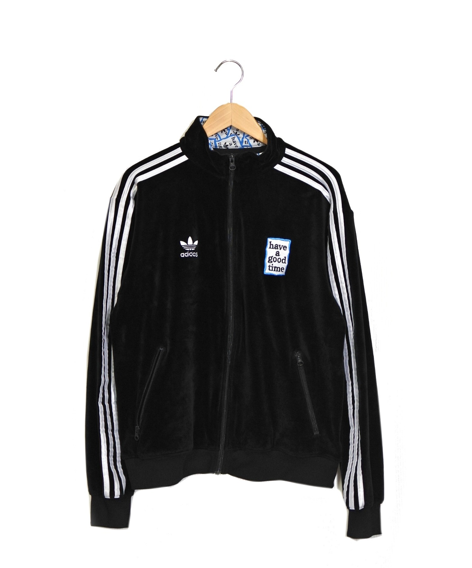 買い誠実 adidas × Have a good time ベロアジャケット tdh
