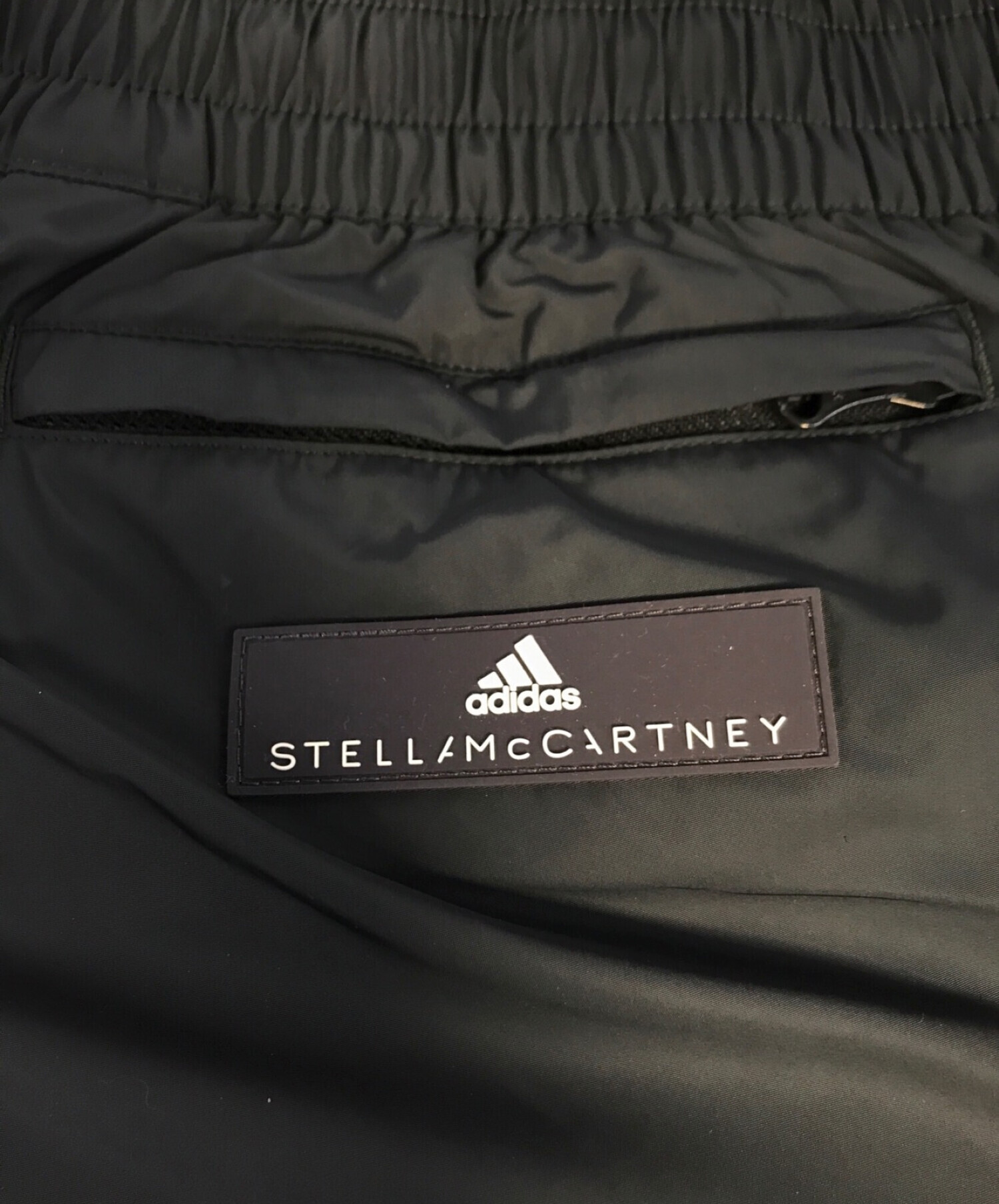 adidas by stella McCartney (アディダスバイステラマッカートニー) コラボサイドストライプトラックパンツ ブラック サイズ:S