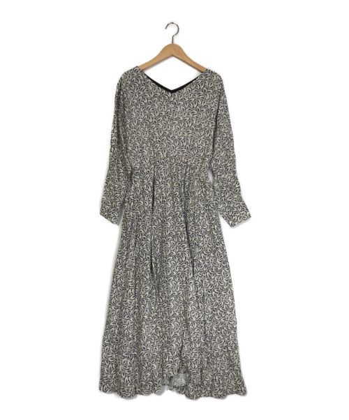 中古 古着通販 Souleiado ソレイアード レーヨンプリントvネックワンピース ネイビー サイズ 36 ブランド 古着通販 トレファク公式 Trefac Fashion