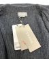 中古・古着 ERDOS (オルドス) ニットジャケット グレー サイズ:M 未使用品：7800円