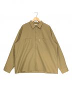 COOTIE PRODUCTIONS（）の古着「T/W Work L/S Shirt」｜ベージュ