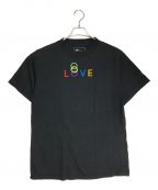 kudosクードス）の古着「LOVE Tシャツ」｜ブラック