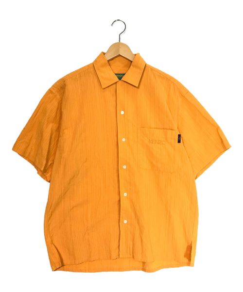 KENZO GOLF（ケンゾー ゴルフ）KENZO GOLF (ケンゾー ゴルフ) Open‐Necked Shirt オレンジ サイズ:3の古着・服飾アイテム