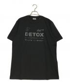 DIESELディーゼル）の古着「Detox プリントTシャツ」｜ブラック