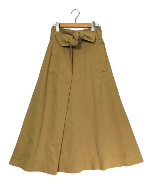 RITO（リト）RITO (リト) コットンラップマキシスカート ベージュ サイズ:36の古着・服飾アイテム