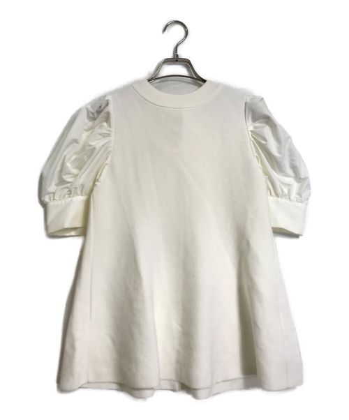 CELFORD（セルフォード）CELFORD (セルフォード) バックリボンニットプルオーバー ホワイト サイズ:36の古着・服飾アイテム