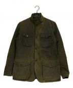 Barbourバブアー）の古着「OGSTON WAXED COTTON JACKET」｜オリーブ