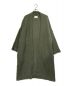 ARGUE（アーギュ）の古着「KID MOHAIR WIDE COVER KNIT GOWN(」｜カーキ