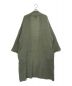 ARGUE (アーギュ) KID MOHAIR WIDE COVER KNIT GOWN( カーキ サイズ:FREE：6800円