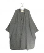 ARGUEアーギュ）の古着「Yak Wool Blend knit Gown Coat」｜グレー